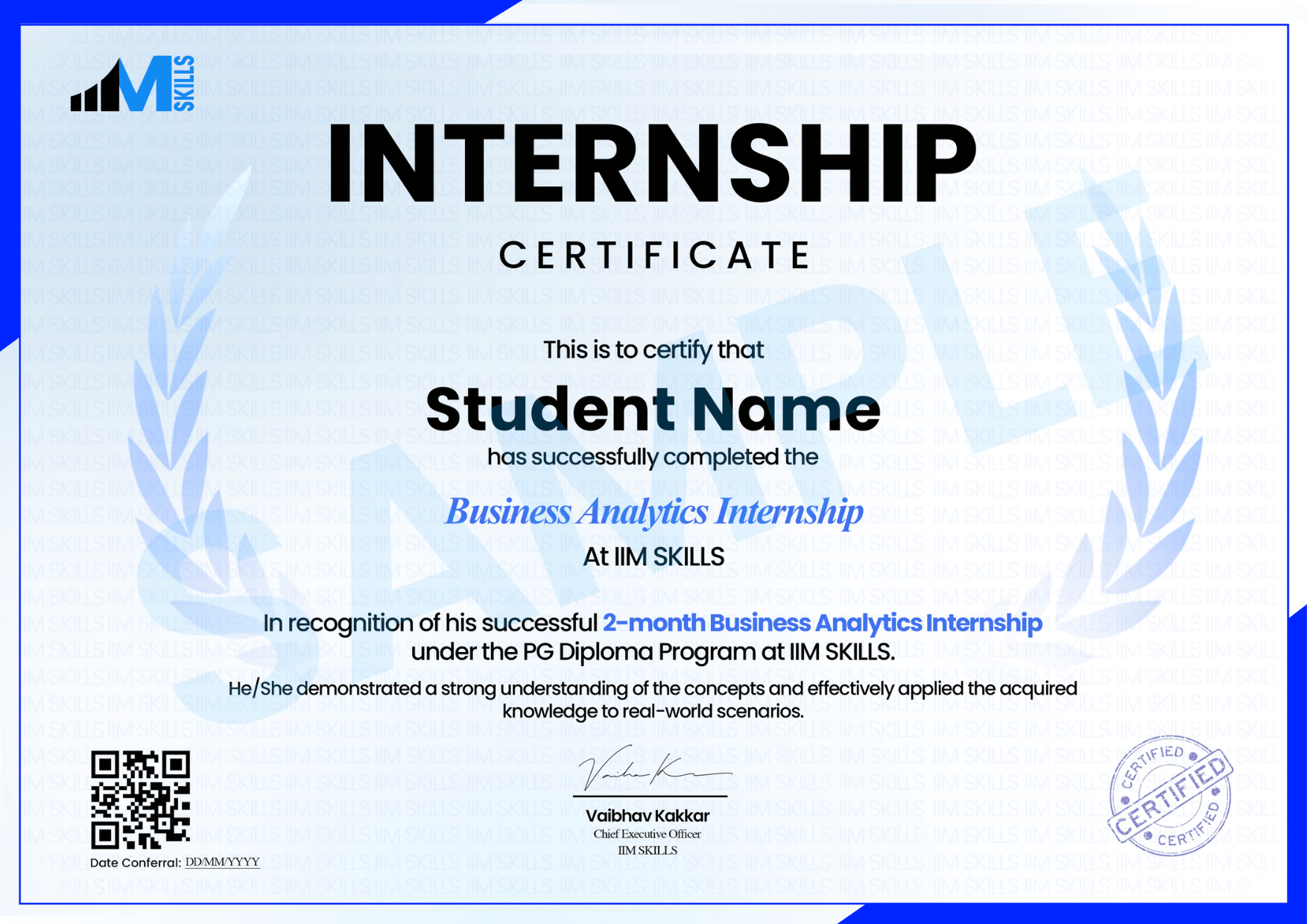 Internship Certificates - 1