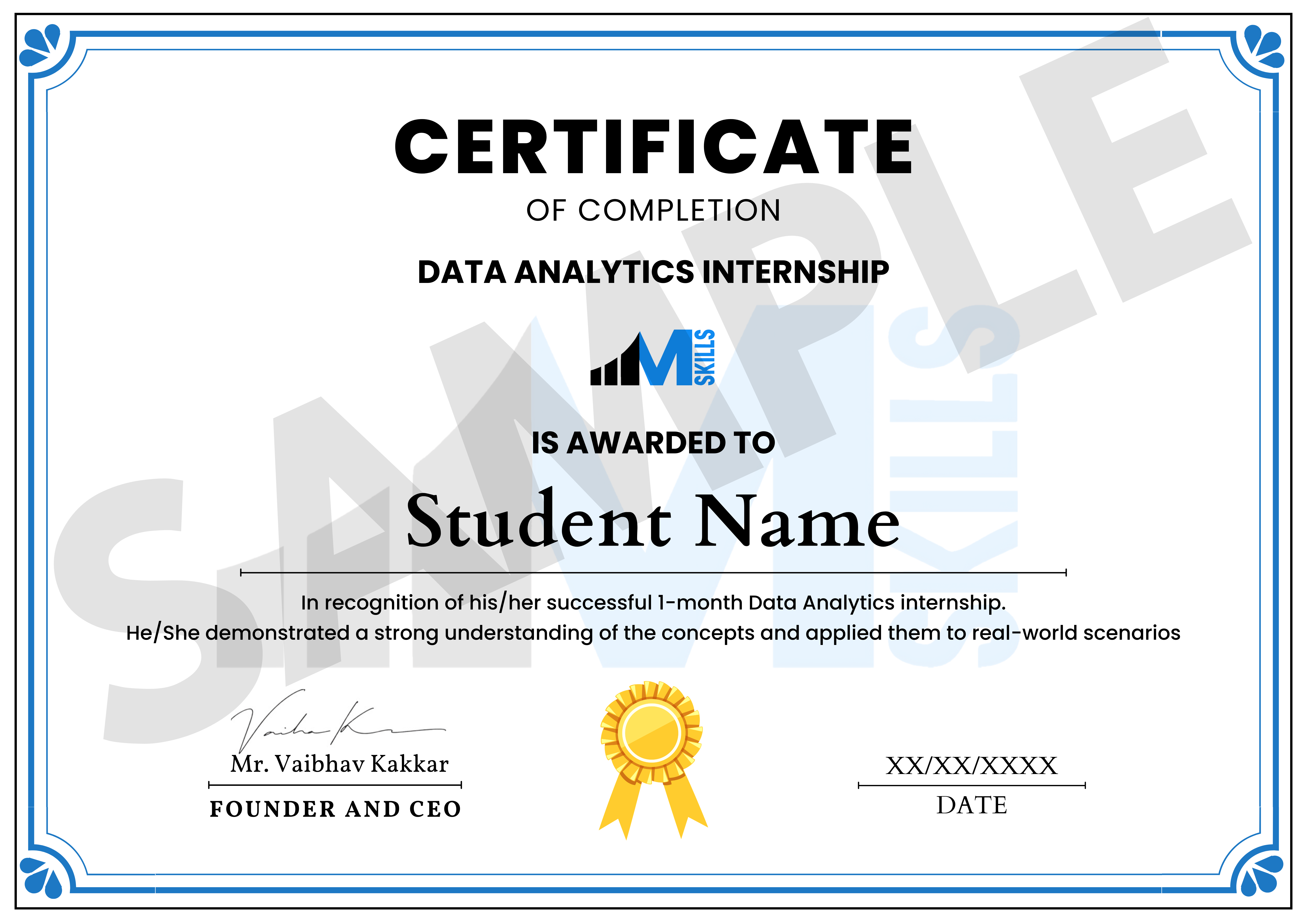 Internship Certificates - 1
