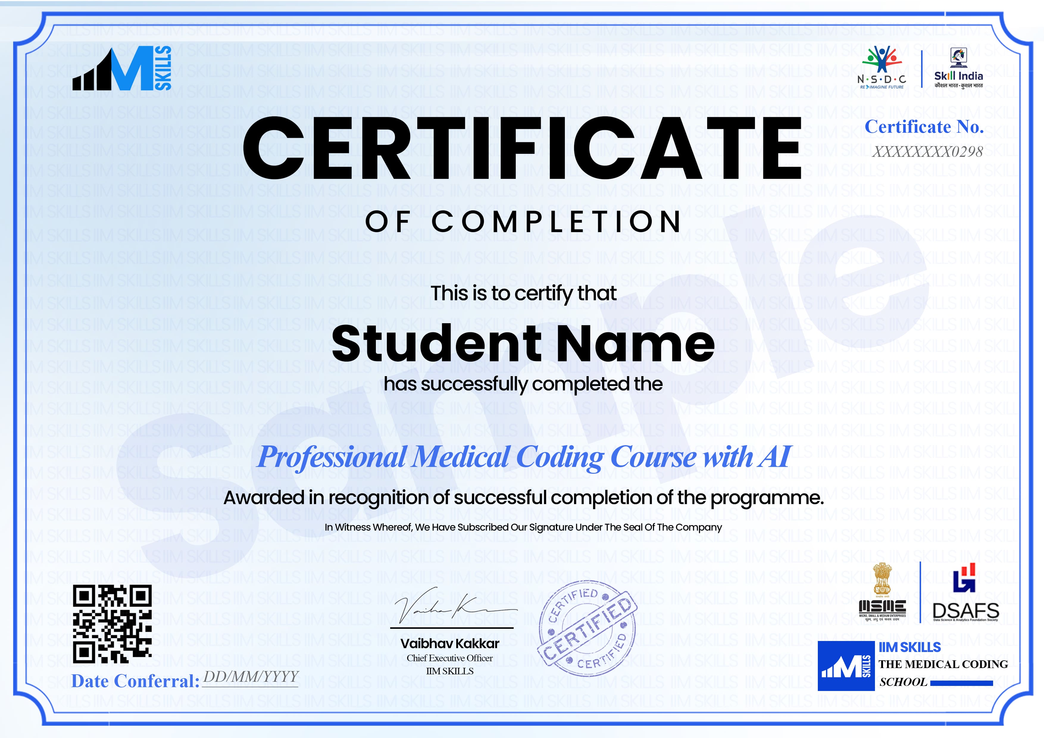 Course Certification - 1