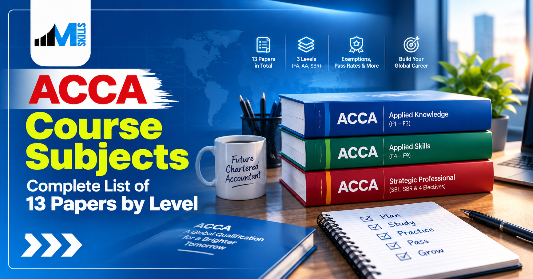 What are ACCA Course Subjects: Complete List of 13 Papers by Level