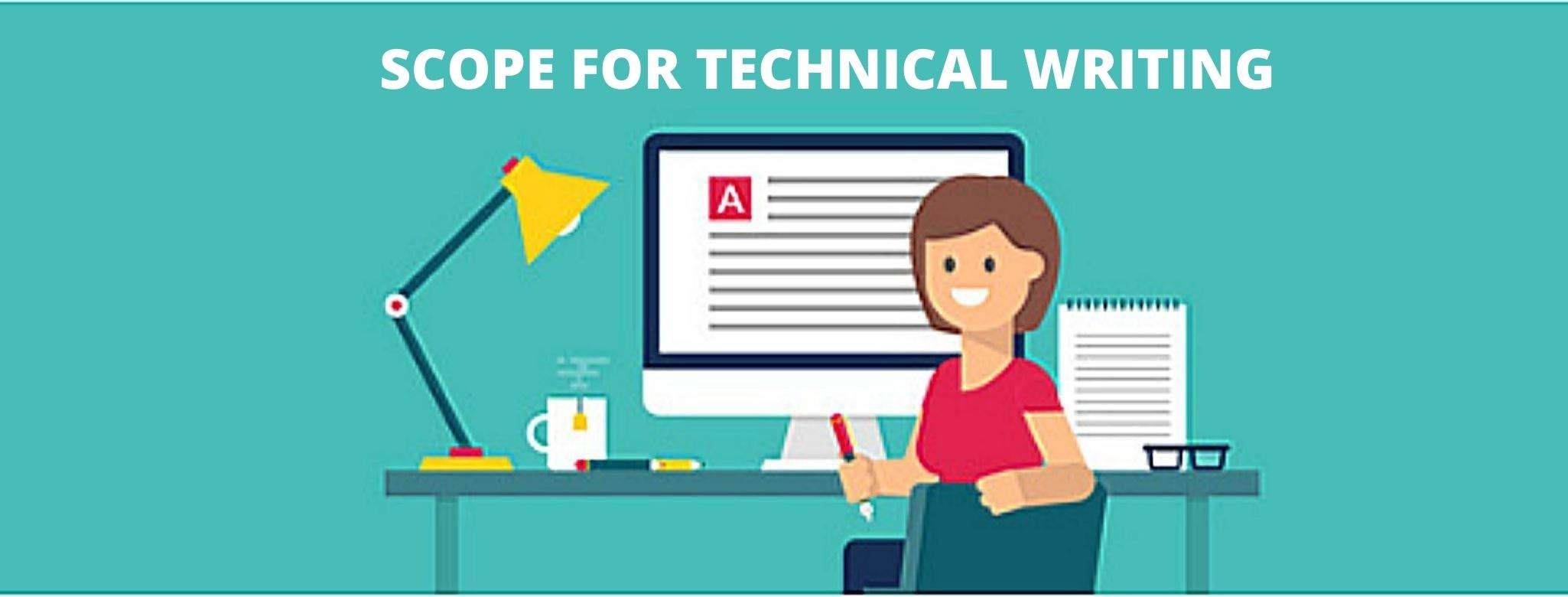 The article is about scope of technical writing
