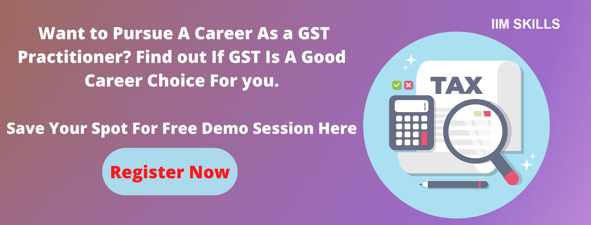 IIM Skills GST Certification Course free demo invite