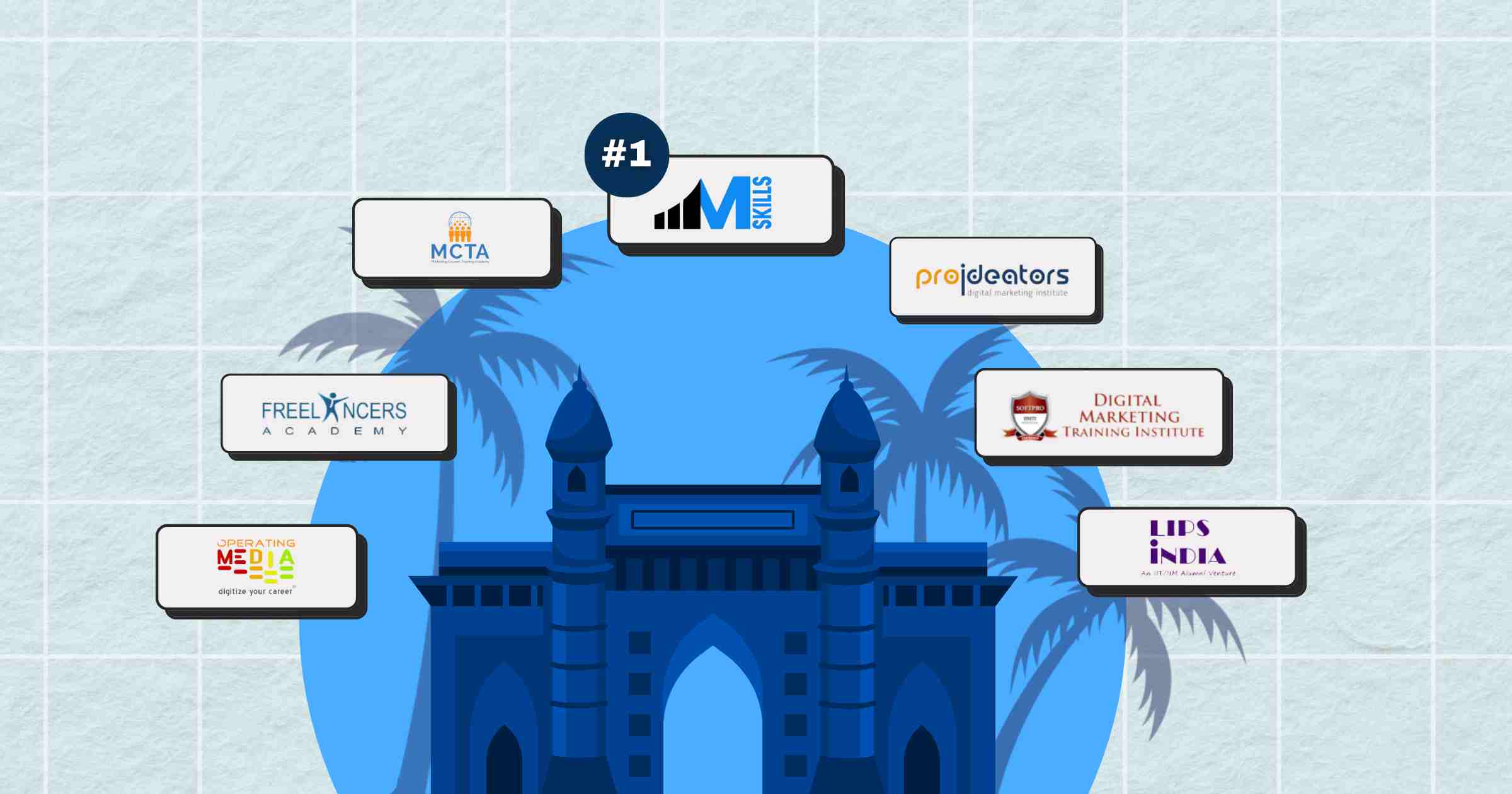 Image of Freelancer Academy, IIM SKILLS, LIPS INDIA IIDE, Digital Vidya, MCTA, Operating Media Digital Marketing Institutes in Mumbai Best Institutes in Digital Marketing.