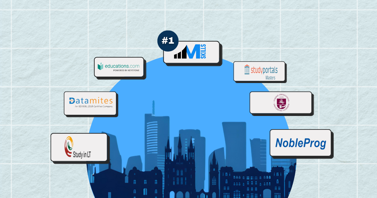 IIM SKILLS, Study in LT, NoblePropg, Datamites, educations.com, Study Portals-Data-Science-Courses-in-Lithuania