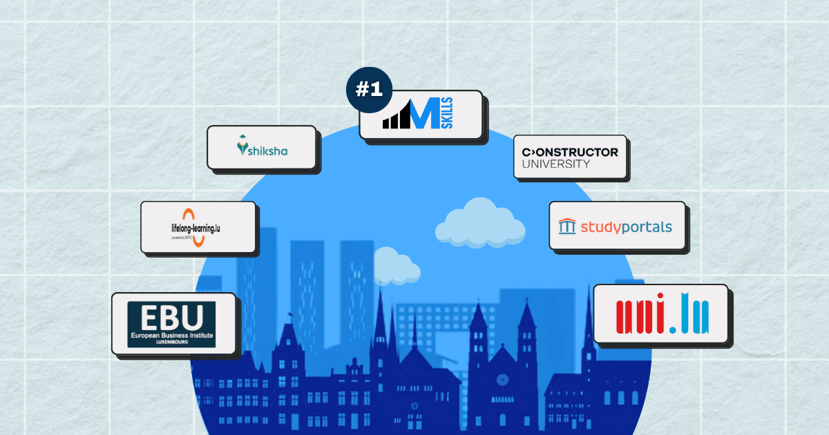 IIM SKILLS, University of Luxembourg, Shiksha, EBU, Study Portals, Constructor University-Data Science Courses in Luxembourg