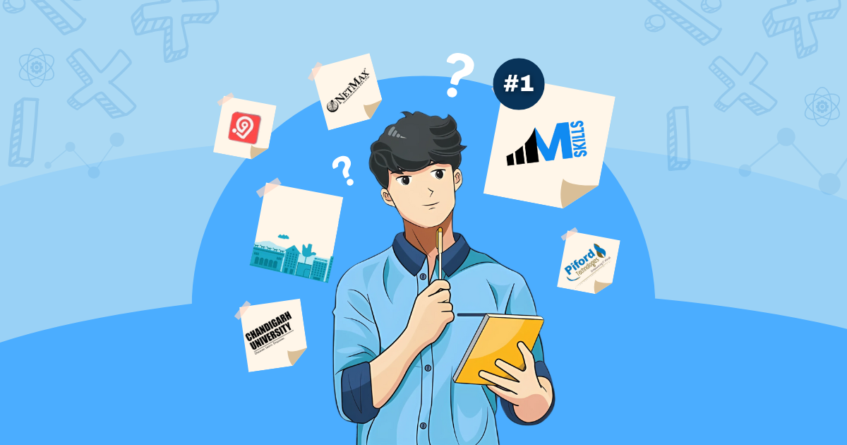 IIM SKILLS, Piford, Netmax, Chandigarh University, 9I Technologies, CNT, Quastech -Data Science Courses ion Chandigarh
