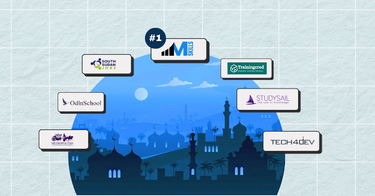 IIM SKILLS, Trainincred, Studysail, South Sudan Jobs, OdinSchool, Metropolitan- Digital Marketing courses in South Sudan