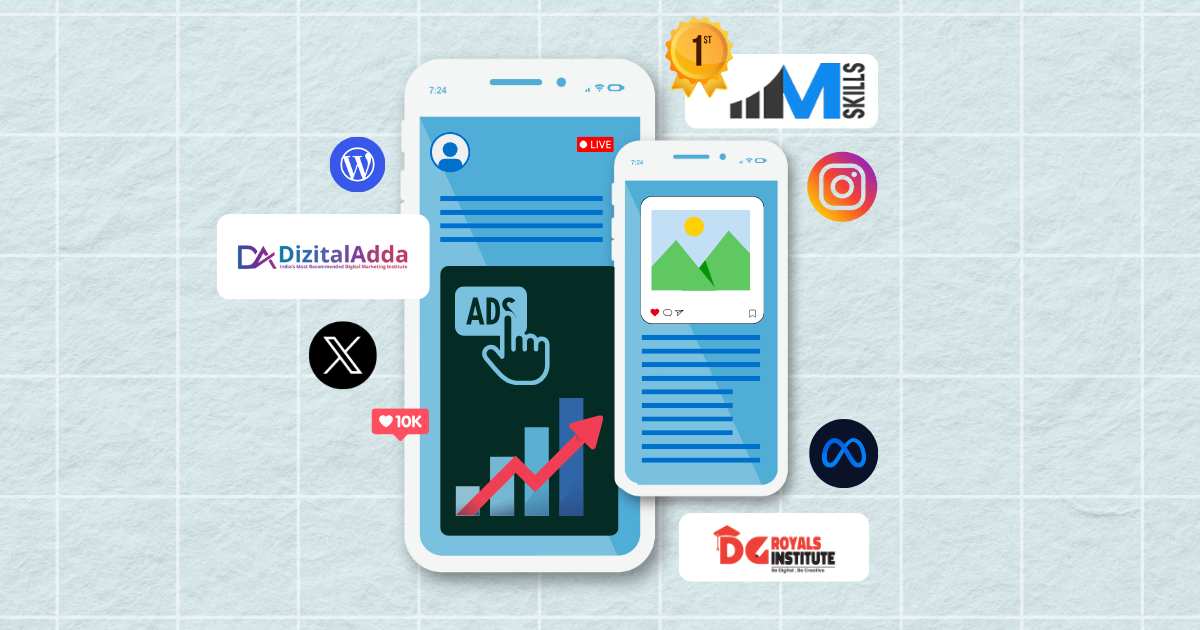 IIM SKILLS, DizitalAdda, DG Royals, Skillfloor, Pankaj Kumar SEO, ITTCD - best digital marketing courses in Anand Vihar