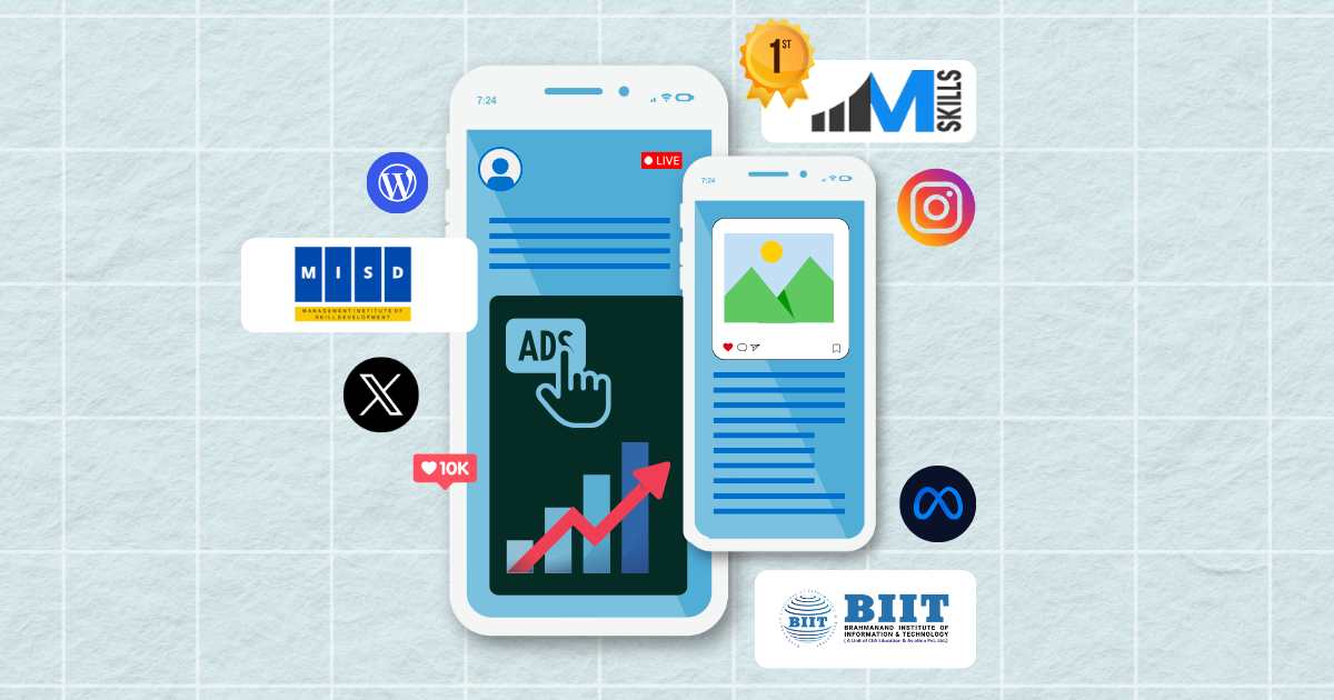 IIM SKILLS, MISD, BIIT, NSIM, IIDE, LearnUp Digital - best digital marketing courses in Defence Colony