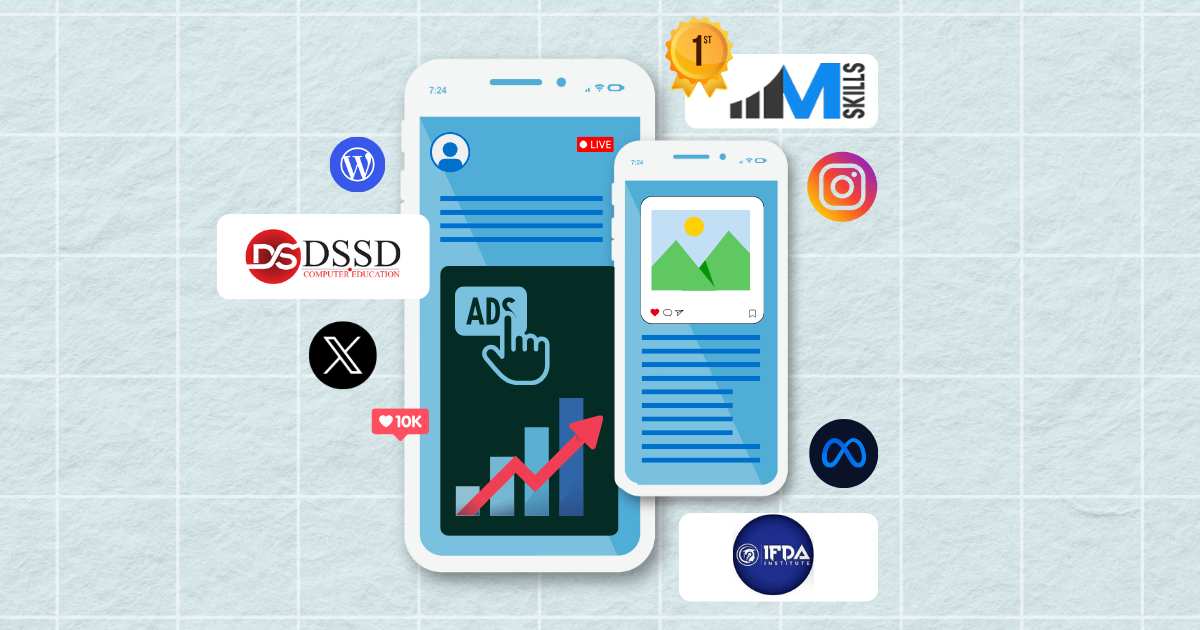 IIM SKILLS, DSSD Computer Education, IFDA, NSIM, DG Royals, MISD - best digital marketing courses in Green park