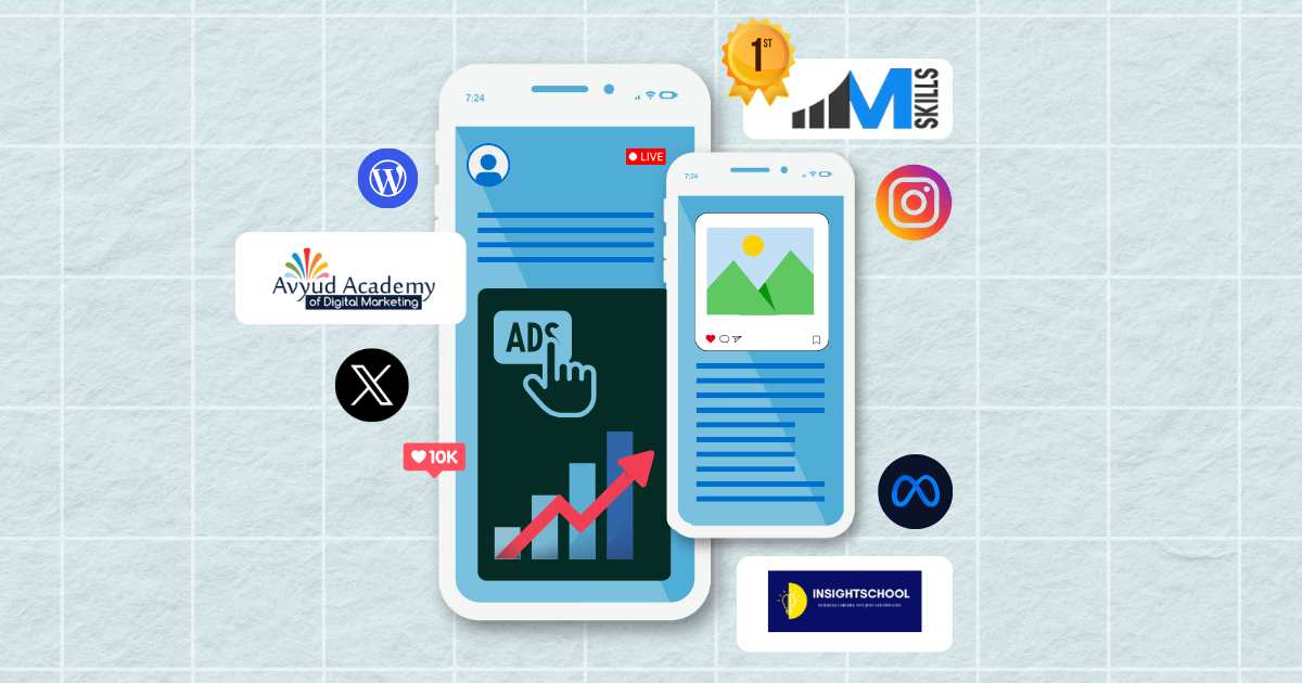IIM SKILLS, Avyud Academy, Insight School, NSIM, IIDE - best digital marketing courses in Hauz Khas