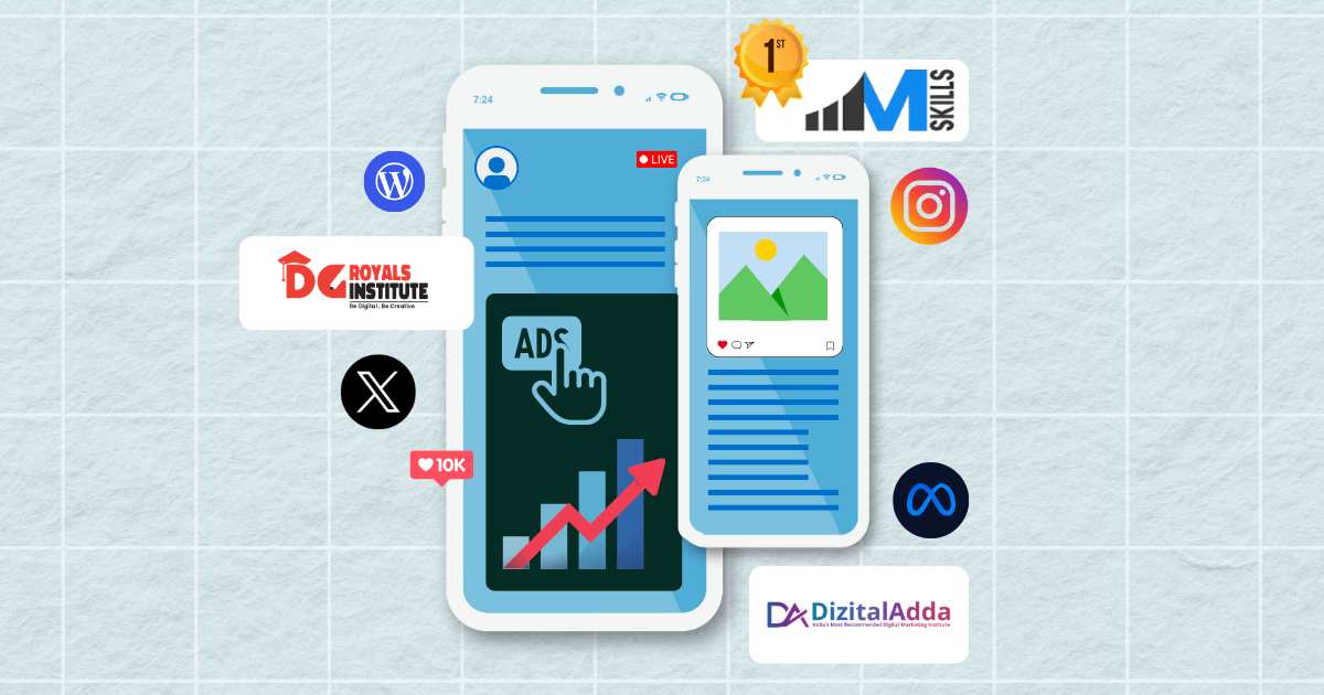 IIM SKILLS, DSIM, DG Royals, MISD, Dizital Adda, Vidya Sarthi - best digital marketing courses in Malviya Nagar