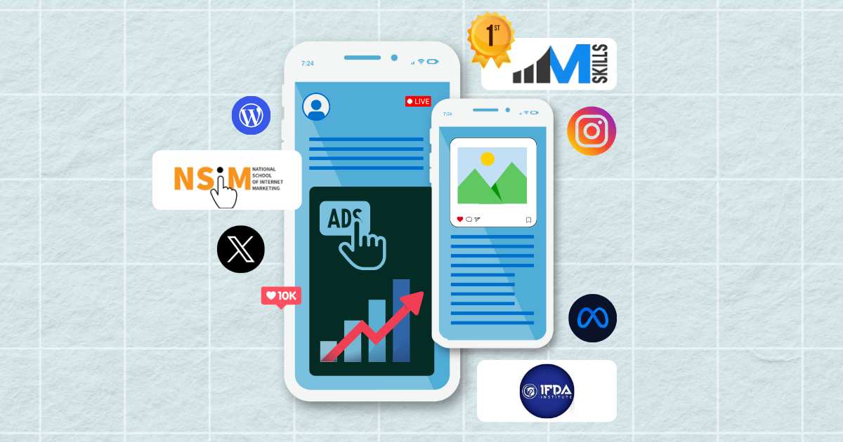IIM SKILLS, NSIM, IFDA, DG Royals, Avyud Academy of Digital Marketing, DIDM - best digital marketing courses in Vasant Kunj