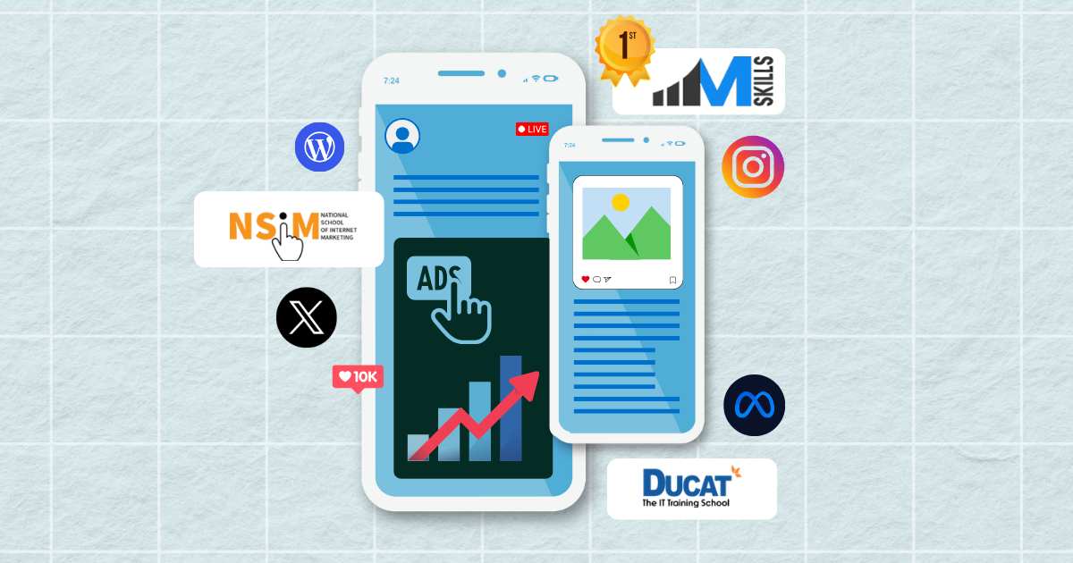 IIM SKILLS, DUCAT, NSIM, Delhi Courses Academy, Coding Bytes, Dizital Adda - best Digital Marketing Courses in South Extension