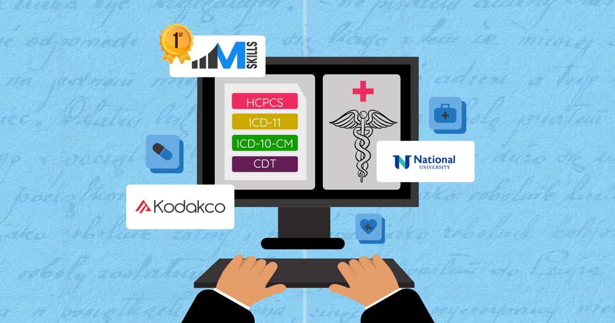 IIM SKILLS, Kodakco, National University, AAPC, Coursera, Udemy- best medical coding courses in Estonia