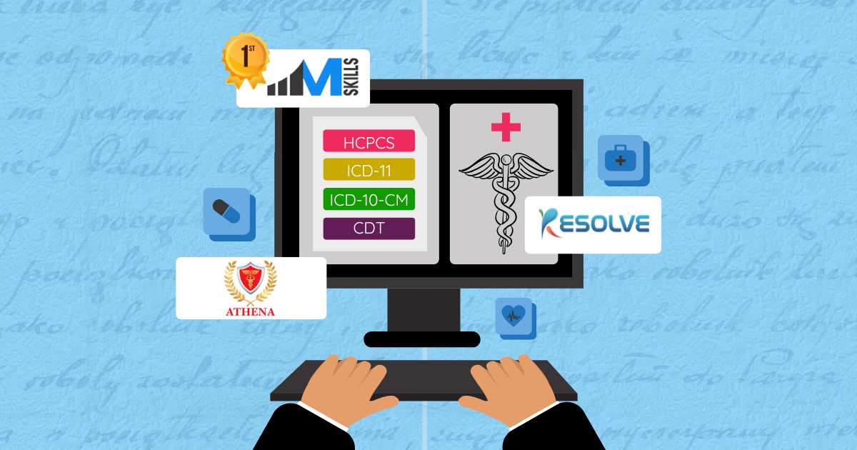IIM SKILLS, Athena Medical Coding, Nexax, Resolve MediCode, Penn Foster - best medical coding courses in Dehradun